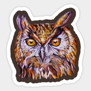 Cute Wise Owl Sticker